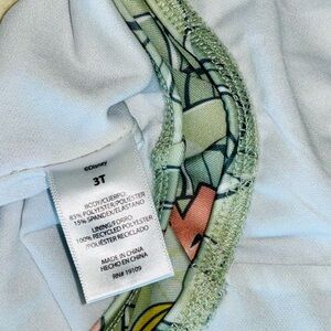 Disney Princess Moana 1pc Swimsuit Rashguard UPF 50+ Toddler Girls Size 3T